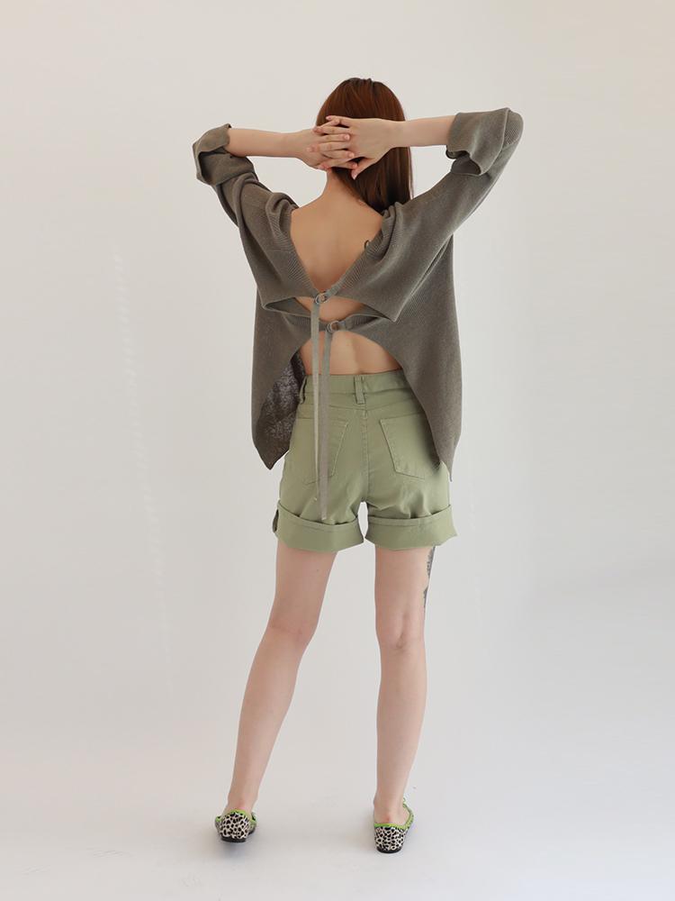 BLAHBANG Whole Garment Sexy Back (Khaki)
