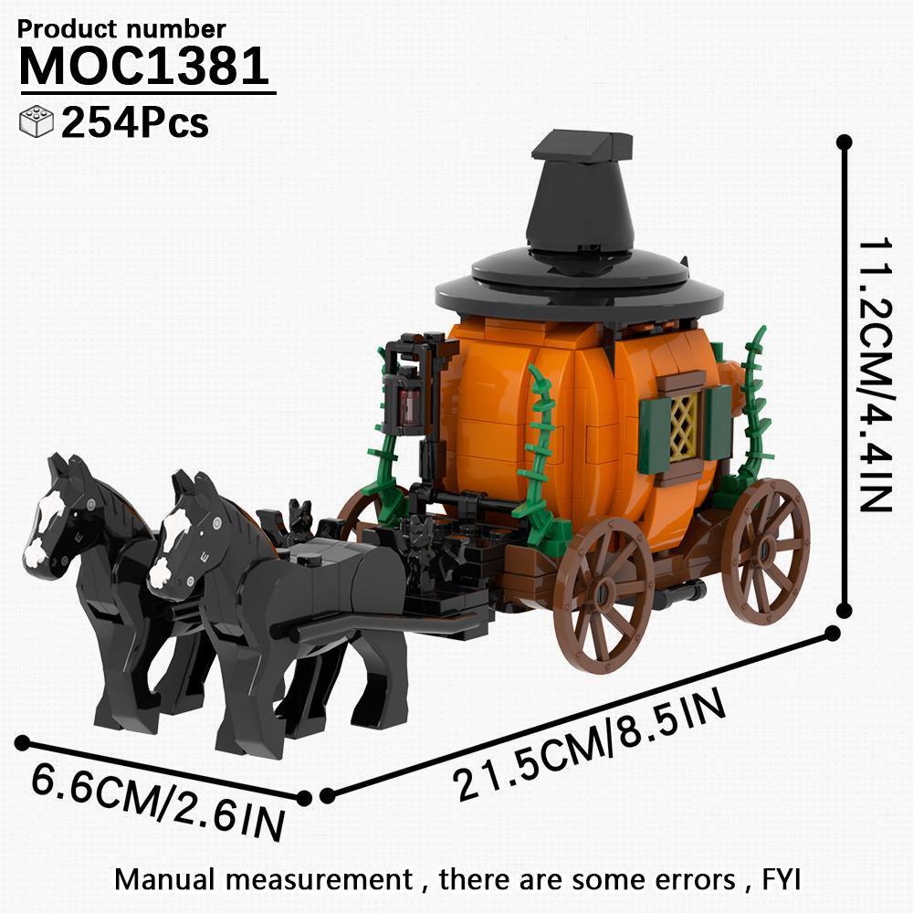 Skräckfilmsfigur Modell Byggklossar Set Halloweenfestival Serie Spöknatt Brickheadz Leksaker för Barn Vuxna Jul