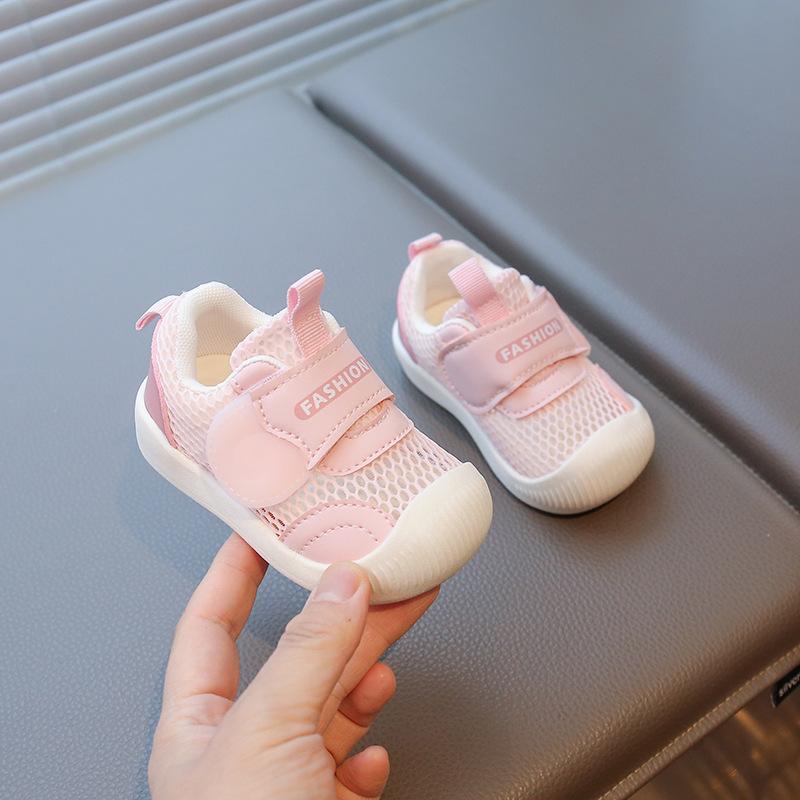 2025 summer girls single mesh toddler shoes hollow mesh infant indoor shoes boys functional shoes