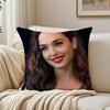 GGal Gadot Cushion Cover Linen Pillowcase Soft  for Sofa Bed Home Room Decor