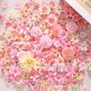 50-Piece Realistic Artificial Flower Set: Hairpins, Wreaths & Hanfu Accessories for Weddings & DIY Projects