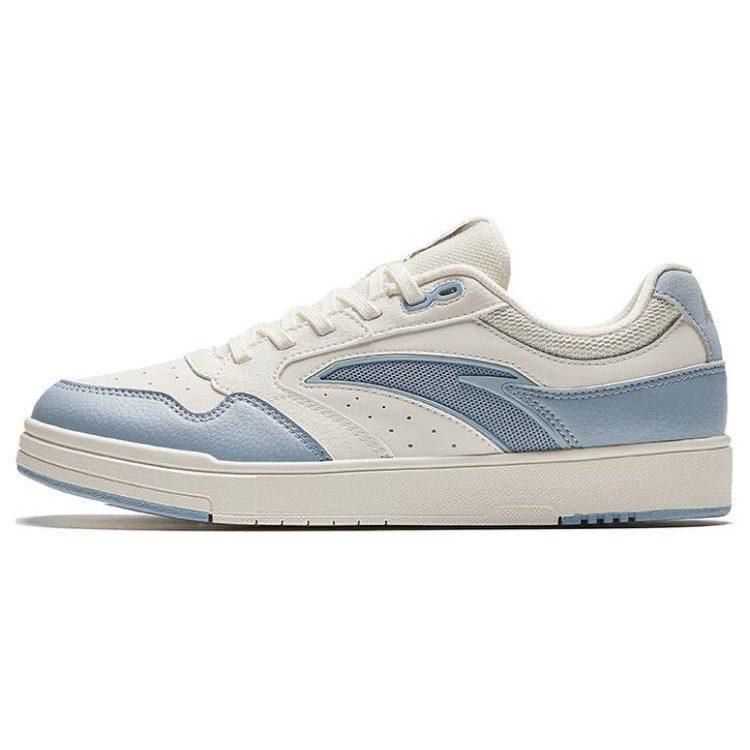 Anta Street GZ Slip Resistant Low top Skateboard Shoes Women's White Blue 122428011-1