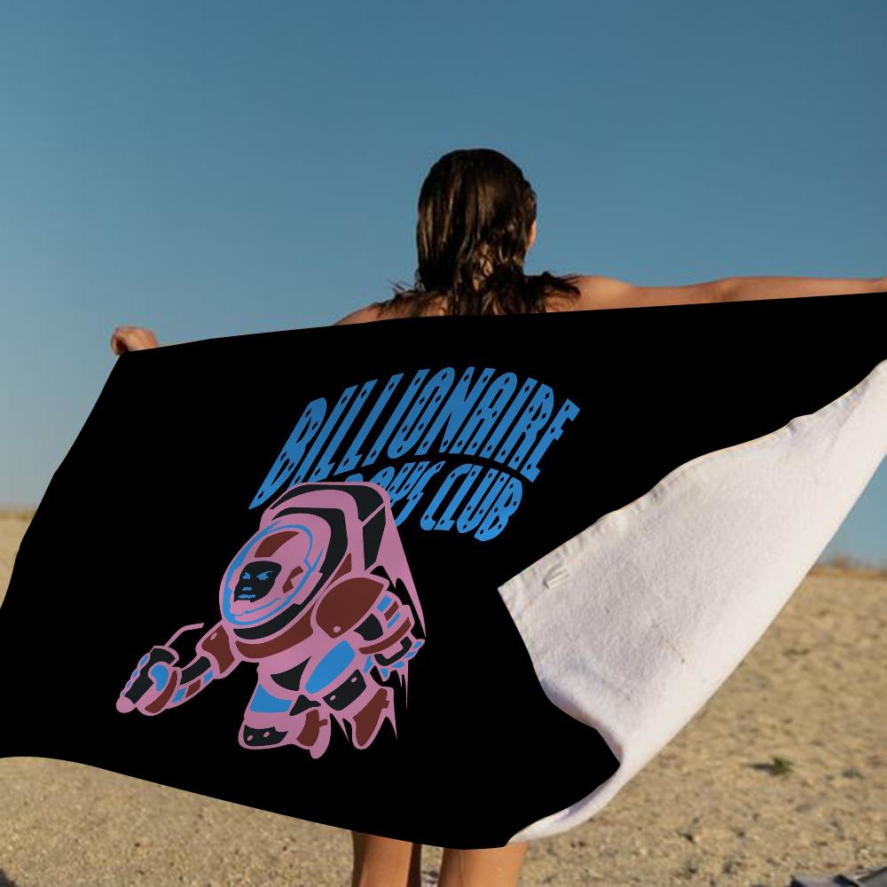 B-Billionaire Cool B-Boys Club K  Bath Towel Microfiber Soft Water Absorbing For Girl Kids Decorative Cartoon Beach Towel