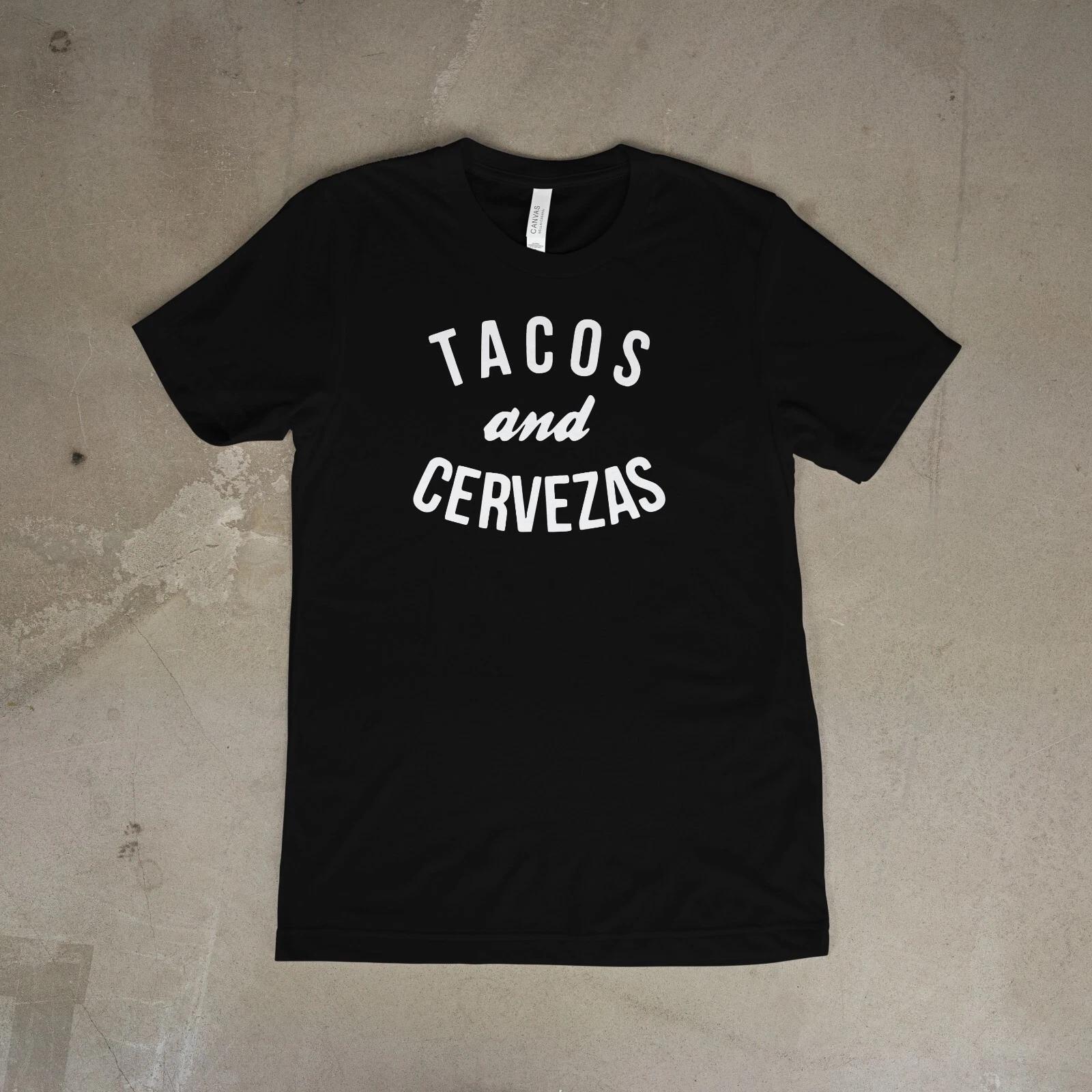 Tacos And Cervezas All Black T-Shirt XL