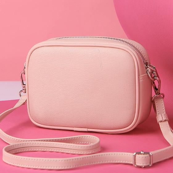 IELGY Женская розовая сумка через плечо большой вместимости розовый — фото 8