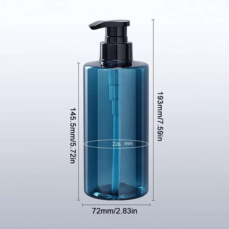 500Ml Refillable Shampoo Conditioner Body Wash Dispenser Bathroom Soap Bottle Dispenser Shower Pump Shampoo