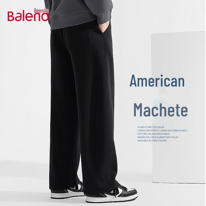 

Baleno Men s Relaxed Fit Straight-Leg Casual Pants 2XL