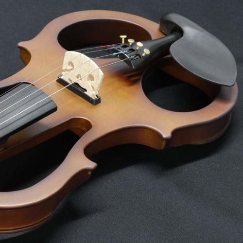 Kikutani Electric Violin Set, 4/4 Size, ESV-380 BRO, Brown