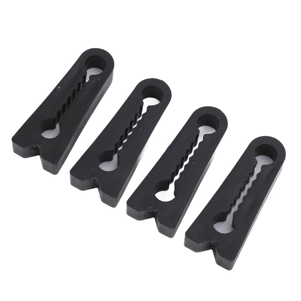 4pcs Car Door Lock Cover Pad Silicone Door Latch Shock Absorber Pad Anti Slip Door Lock Protector Universal for Cars