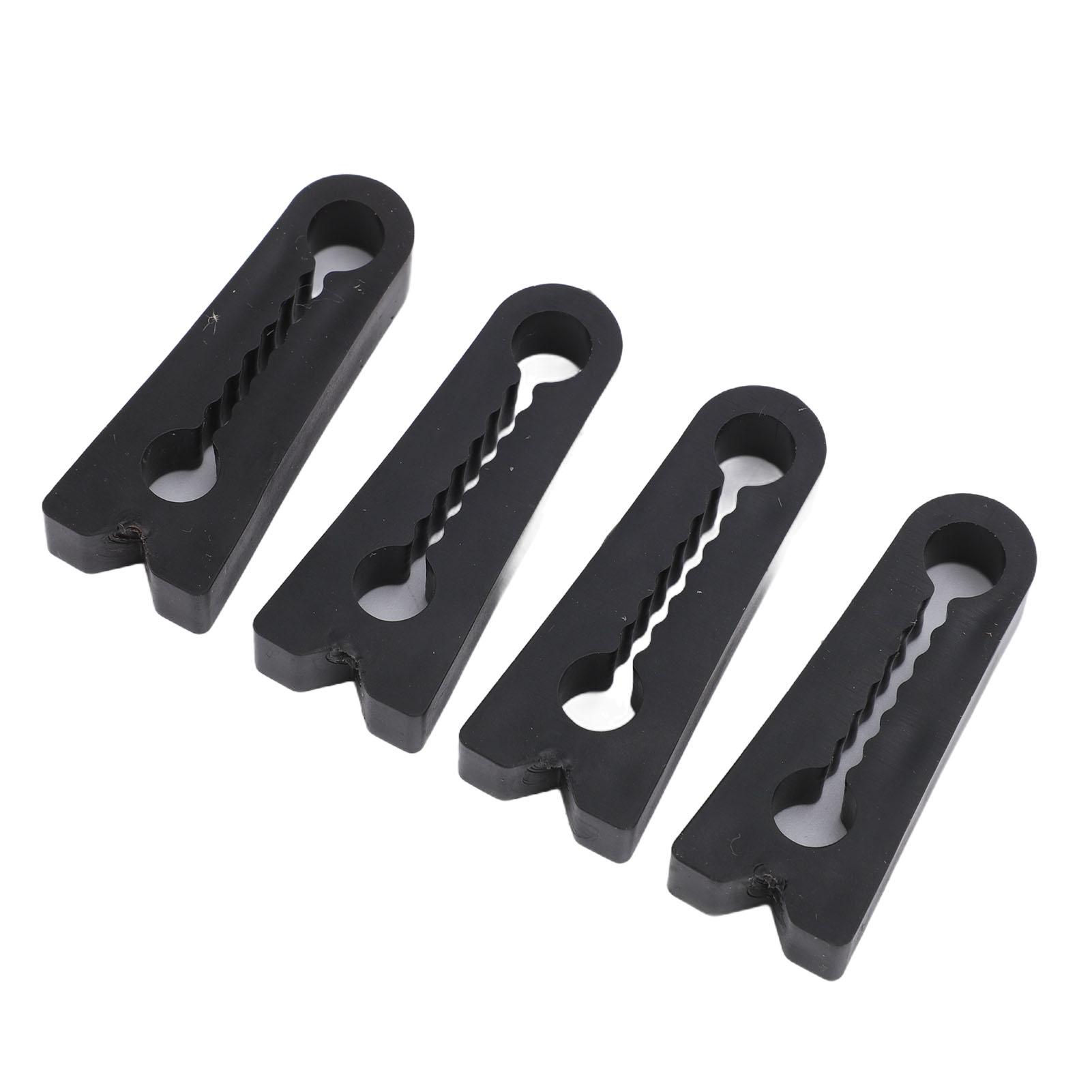 4pcs Car Door Lock Cover Pad Silicone Door Latch Shock Absorber Pad Anti Slip Door Lock Protector Universal for Cars