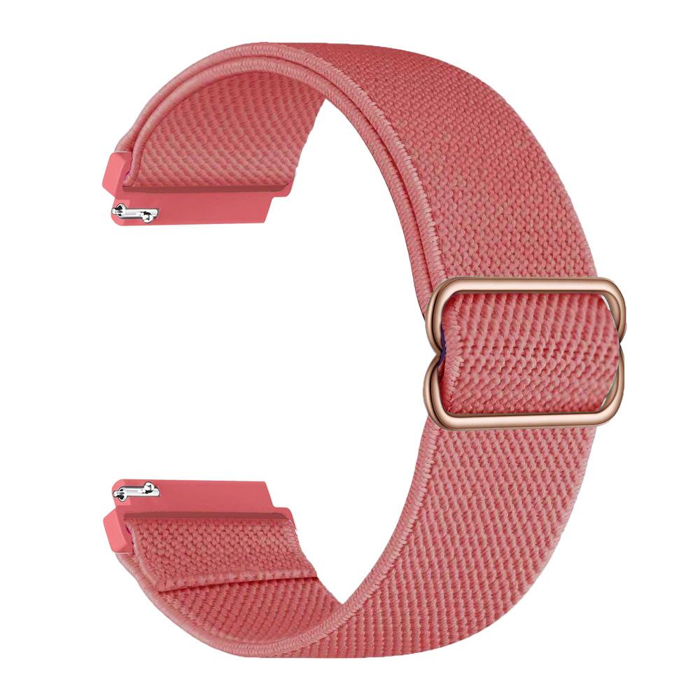 Nylon Strap for Samsung Galaxy Watch 7 FE 6 5 4/Gear S3 Adjustable Bracelet for Amazfit Balance 2/Bip 6 5/GTR 4/Active 2 3/GTS 4