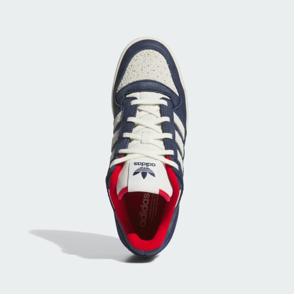 Adidas Forum Low CL Night Indigo Scarlet Unisex Tenisky Modrá Slonová kost Better-Scarlet IG8700