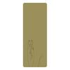Premium Natural Rubber Yoga Mat - Non-slip, Sweat-absorbing, Extended, and Widened Plank Support.