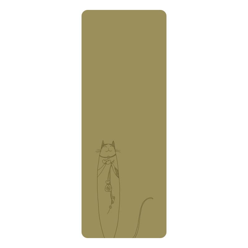 Premium Natural Rubber Yoga Mat - Non-slip, Sweat-absorbing, Extended, and Widened Plank Support.