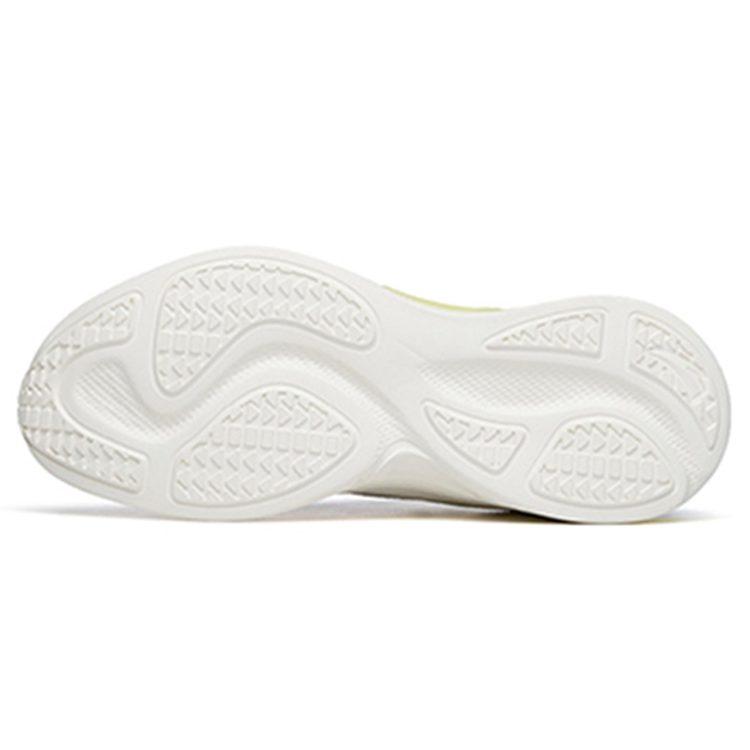 Anta Running Collection Cushioning Slip Resistant Abrasion Resistant Low top Running Shoes Men's White Blue Green 112225522-1