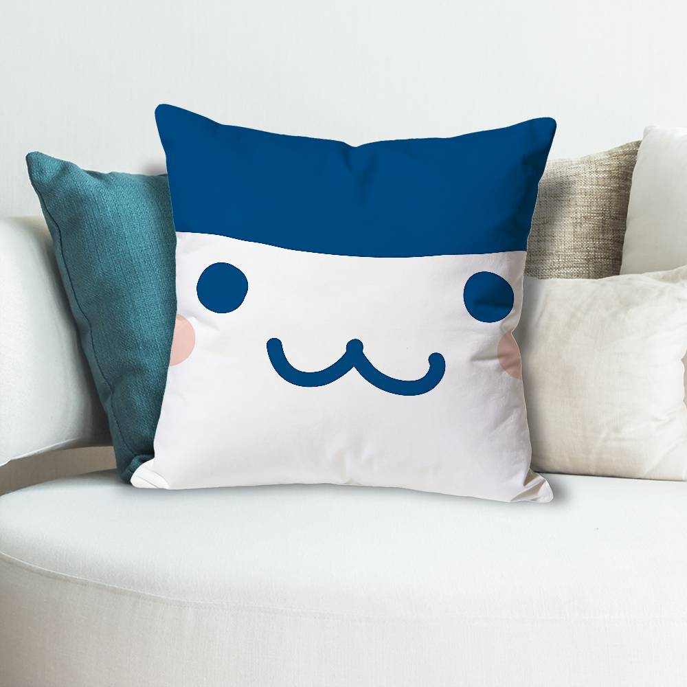 TTamagotchi Cute MMametchi Anime Celebrity Merchandise AllMatch Printed Pillow Case Sofa Car Office Room Decoration Protector