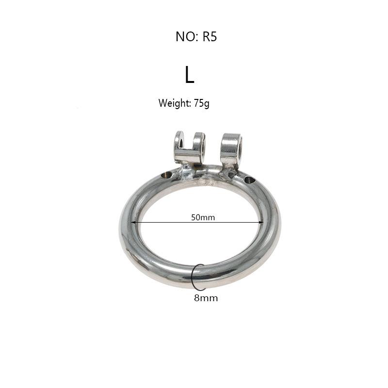 Stainless Steel Chastity Lock Chastity Cleaner CB Device Fake Mother Men's Penis Cage Out Wear Sex Tool SM