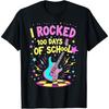 I Rocked 100 Days of School Celebration 100th Rock Guitar T-Shirt
