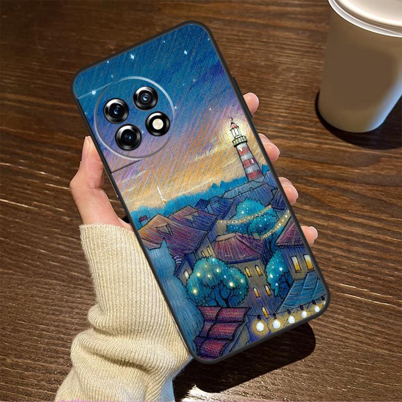 Lighthouse For OnePlus 15 13 12 11 15R 13R 12R 8T 10T 13T Case For OnePlus Nord 5 CE 2 3 4 Lite N20 N30