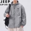 JEEP SPIRIT Men's Summer Hooded Sun Protection Jacket