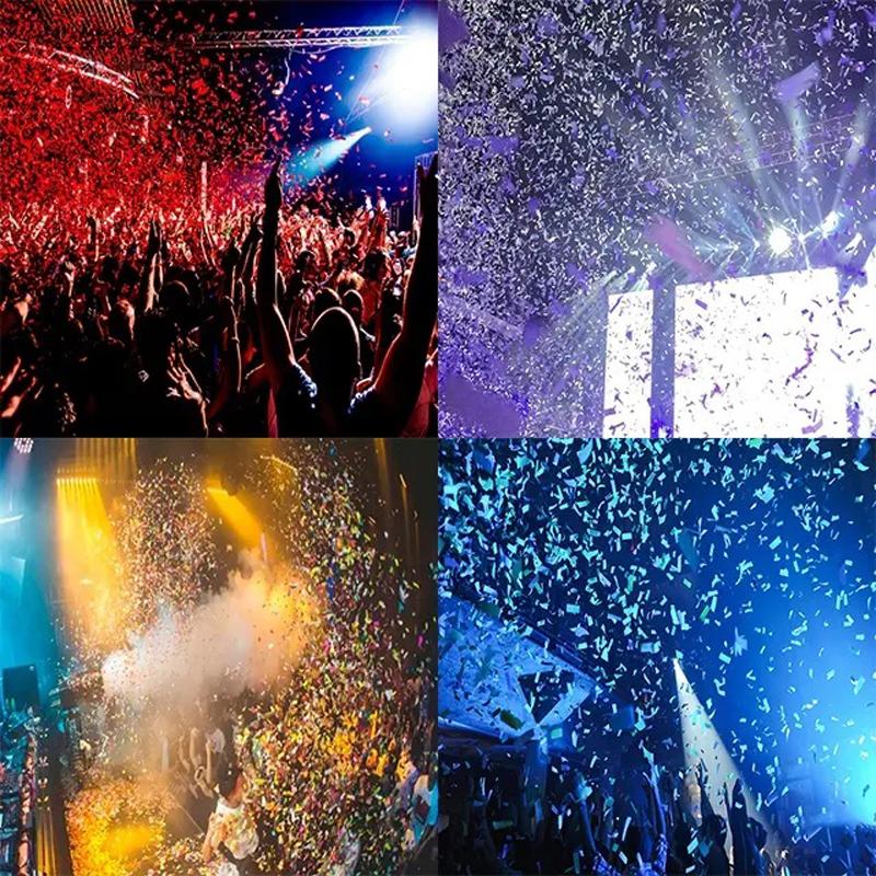 Stage Effect Equipment 100W CO2 Confetti Cannon Wedding Jet Confetti Rainbow Machine For Disco Party Night Club