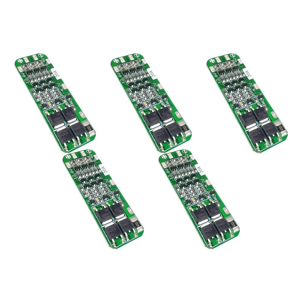 100-1pcs 3S 20A Li-ion Lithium Battery 18650 Charger PCB BMS Protection Board For Drill Motor 12.6V Lipo Cell Module 59x20x4mm