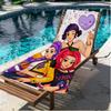 KPop Demon Hunters Print Beach Towel, Versatile Lightweight Absorbent Beach Towel for Pool Surf Yoga Bathroom, Perfect Birthday Holiday Gift