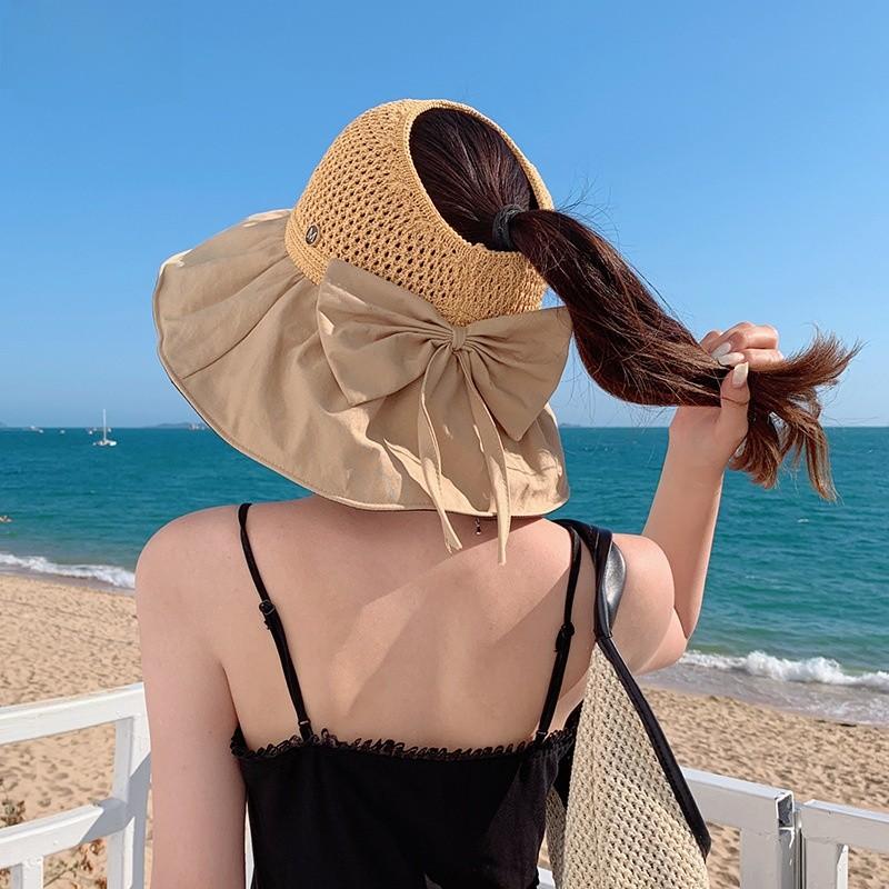 Summer Sun Protection Fisherman Hat With Wide Brim And Breathable Polyester For Women