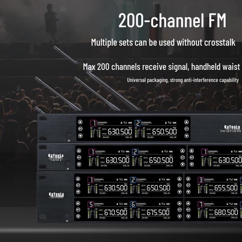 KaYouLa KYL-9112 Professional U-Band Wireless Microphone System (CN version)