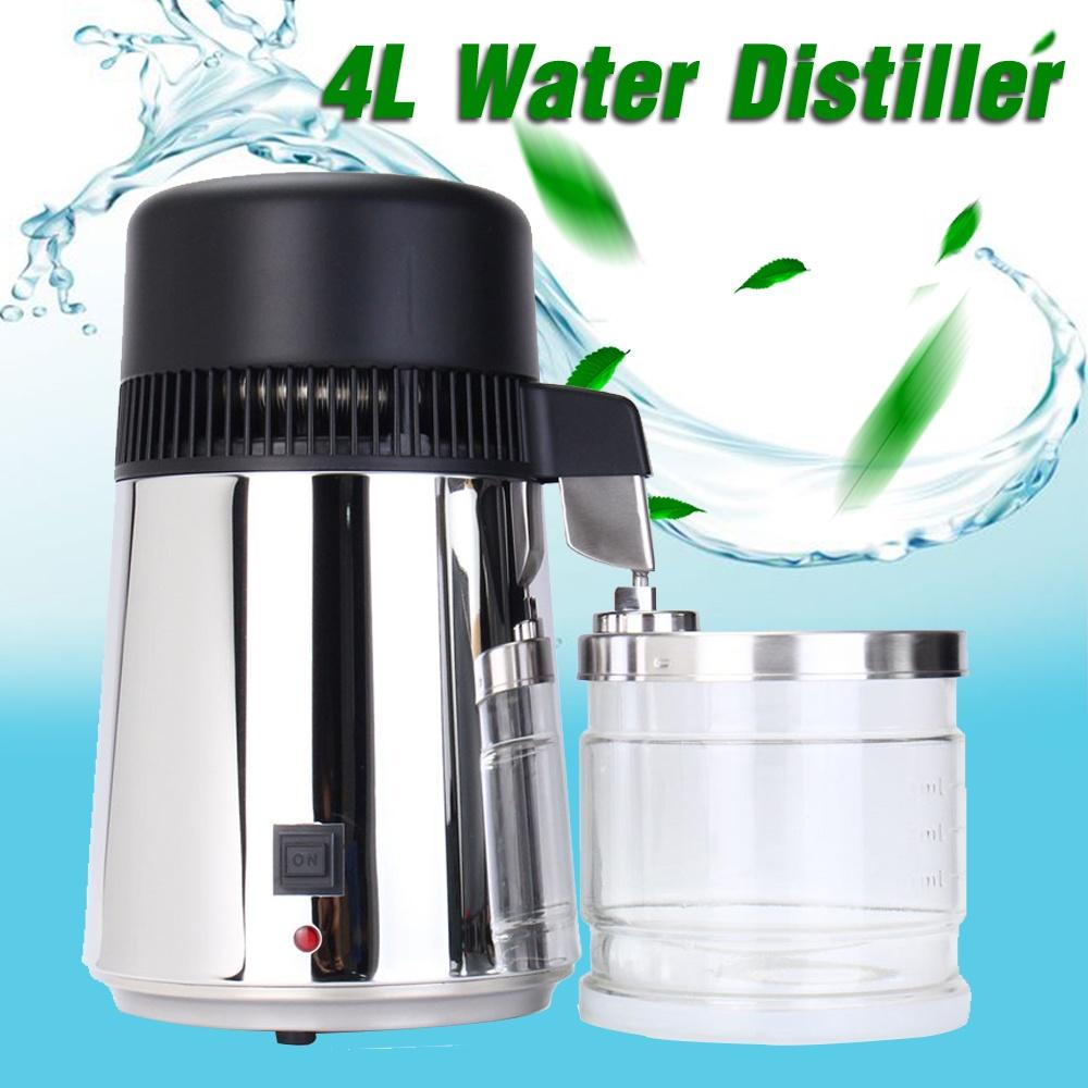 750W 4L Stainless Steel Dental / Medical Water Distiller Pure Purifier Filter Water Distiller Machine