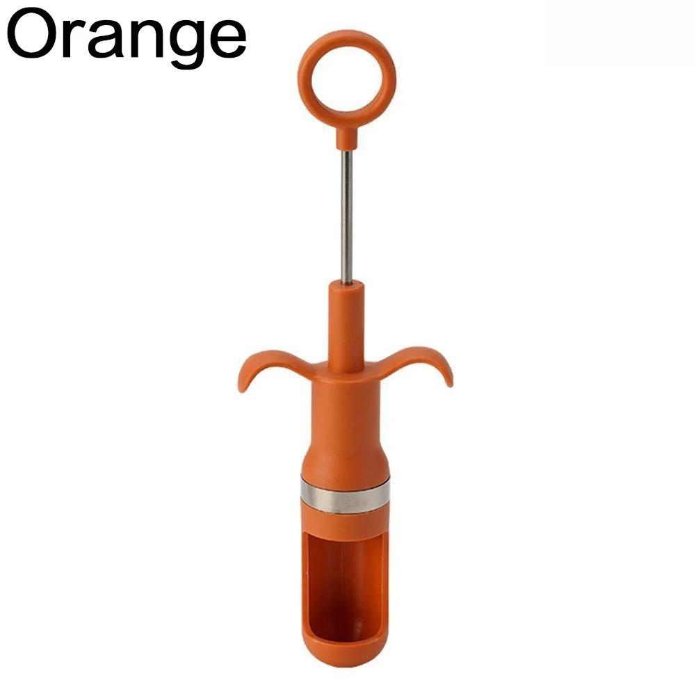 Cherry Olive Pitter Cherry Corer Pitter Tool Cherry Seed Remover Stoner Corer Tool Multi-Function Fruit Pit Remover оранжевый