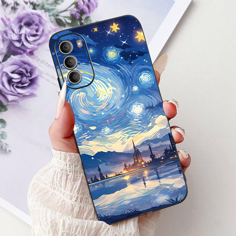 For Motorola Moto G51 5G Case XT2171-2 XT2171-1 Cover New Stylish Flower Soft Silicone Phone Case For Moto G31 G71 5G G 51 Pouch