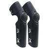 Unisex Electric Motorcycle Windproof Fleece-Lined PU Leather Knee Pads for Winter Riding
