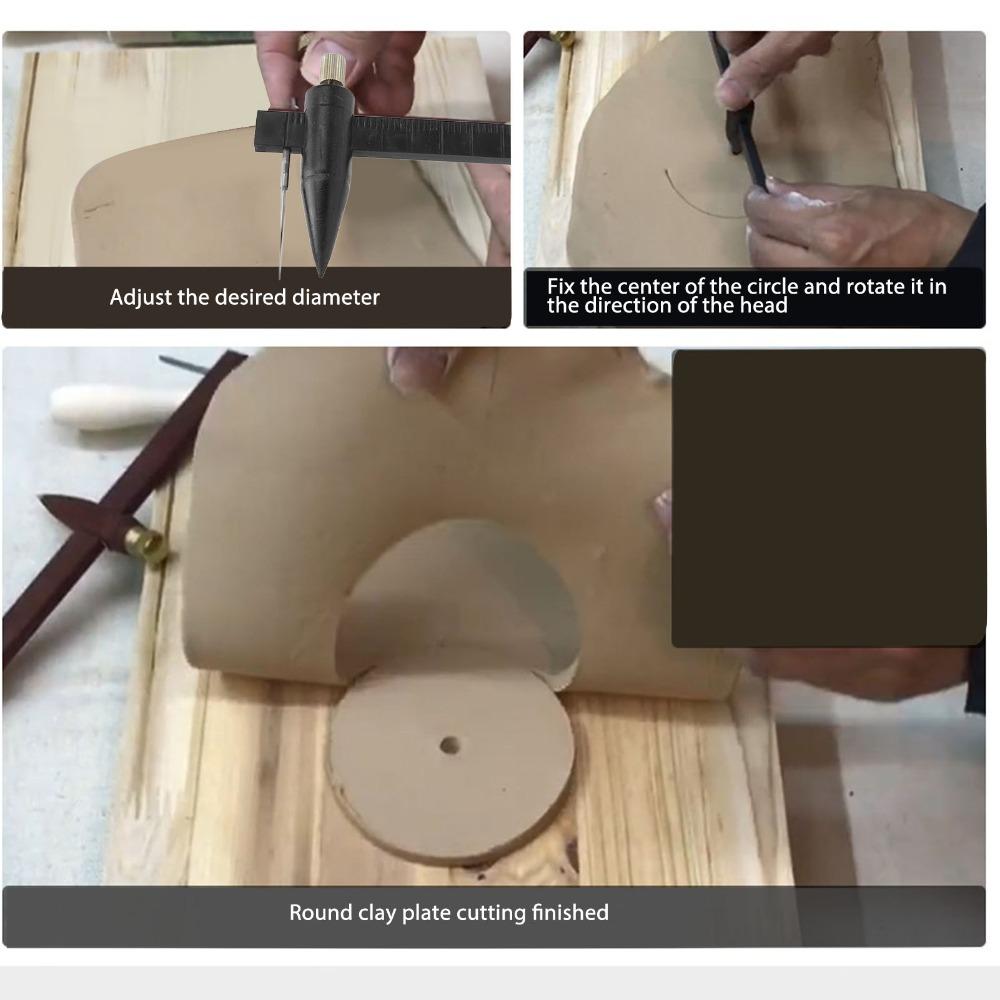 Professional Tool Clay Compass Cutter Ruler Compass Caliper Measuring Tool  Clay Ceramics