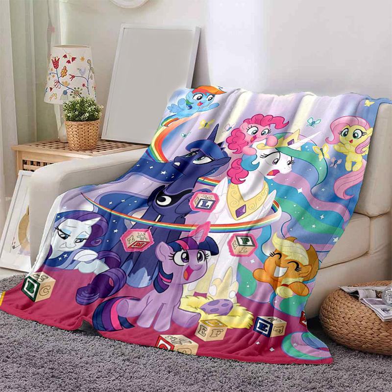 

1 шт. Плед My Little Pony для приборной панели, Мягкий и уютный плед для s, Идеальный подарок на день рождения. B092 80x120cm