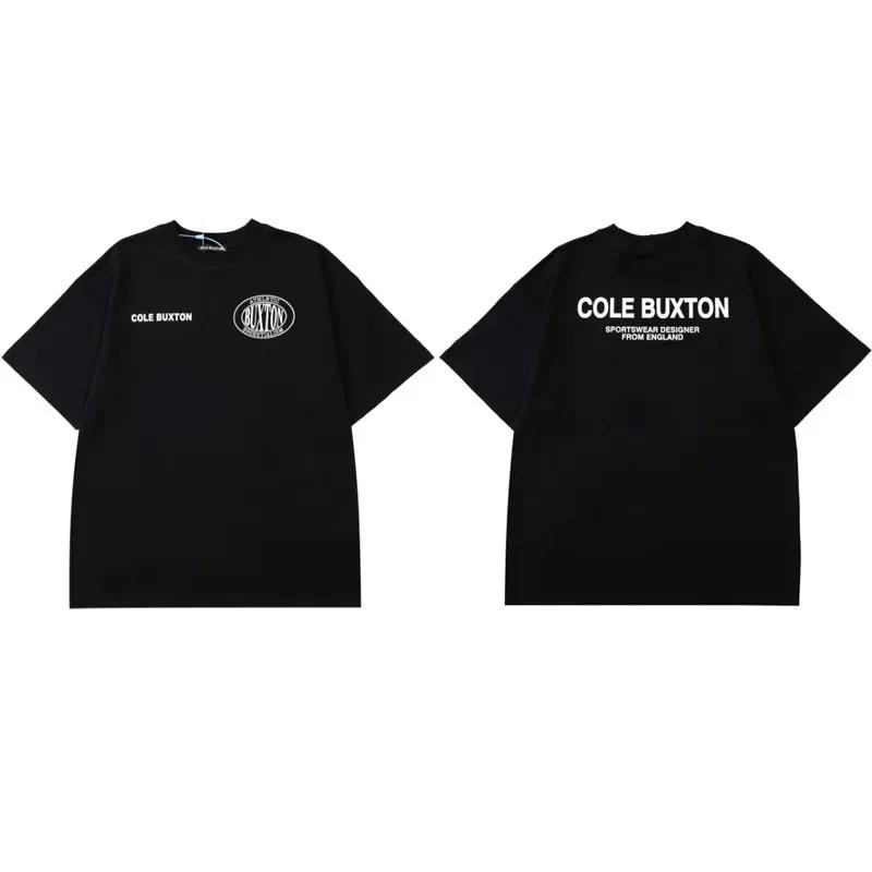 Summer Fashion Heavyweight Retro Men's English Letters 100% Cotton Printed Round Neck High-quality Casual Fitness Street T-shirt