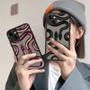 Luxury Black Snake Phone Case for iPhone 16 15 14 11 12 13 Pro Max X XS Translucent Matte Cover