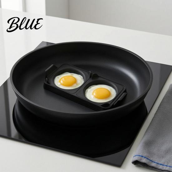 Flexible Silicone Pancake Rings Egg Ring Set Non-stick Round Cooking Shapers Heat Multi Color Resistant Kitchen Gadgets with Detachable Design