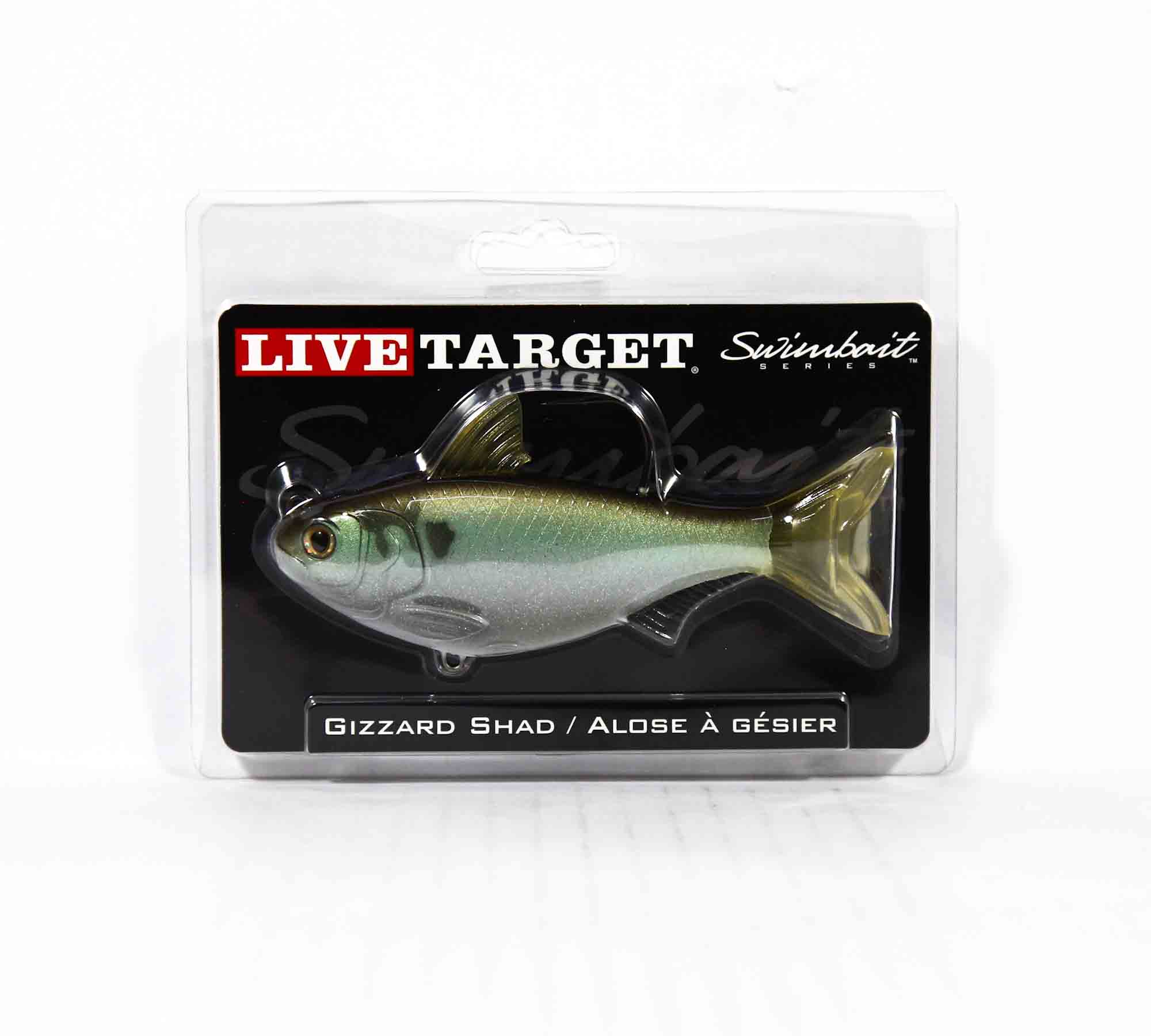 

Жива мішень GZS125MS703 Swimbait Gizzard Shad 5 Inch Green Bronze (9389)