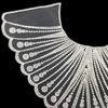 Transparent Mesh Bottom Embroidery Lace Collar Polyester Lace Accessories Front Chest Collar Embroidery Fake Collar Collar Cloth Patch