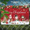 Vintage Christmas Snowman Metal Tin Sign Wall Art Decor For Home Bar Garden