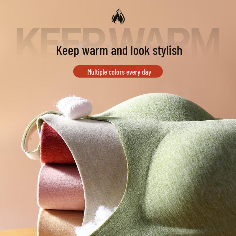 "Německé sametové bezešvé termoprádlo vesta s pevnou prsní vložkou - Slim Fit kašmírové hedvábí vnitřní/vnější nošení"