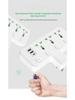"Multifunctional USB Power Socket: UK, EU, US Standards, 220V"