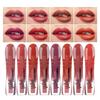 Gloss Labial Líquido Matte para Mulheres, À Prova d'Água e Sem Manchas - Batom Altamente Pigmentado e de Longa Duração para o Dia a Dia e Ocasiões Especiais