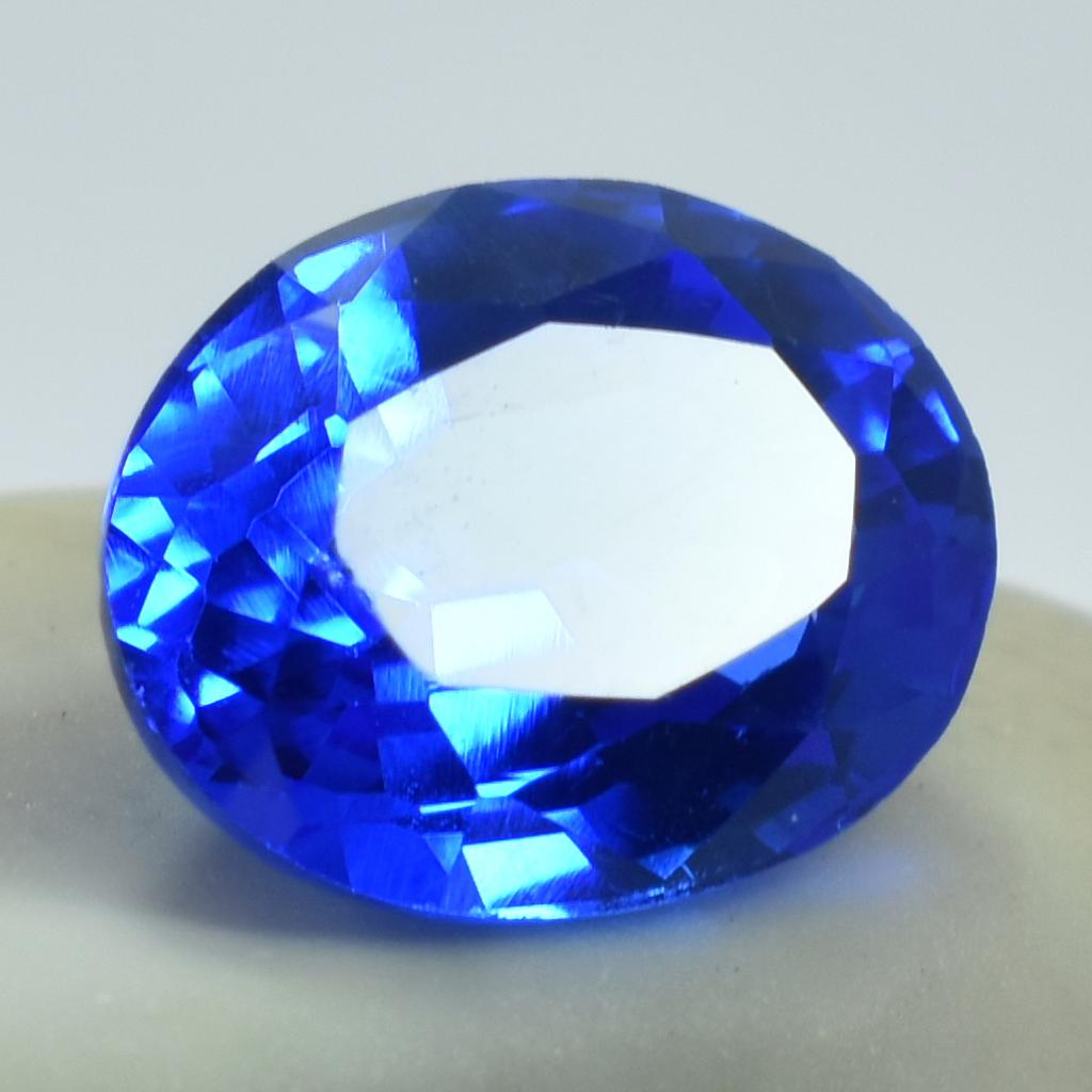 Natural Oval Cut 2 Ct Blue Sapphire Earing Size CERTIFIED Gemstone For Gift SU-701