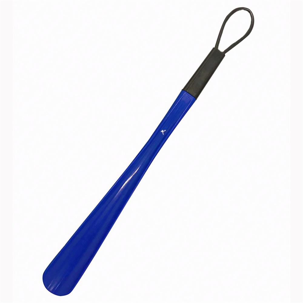 

1 шт. Пластиковый рожок для обуви Рожок для обуви Устройство для надевания обуви Длинная ручка Бытовой рожок для обуви Аксессуары для обуви синий