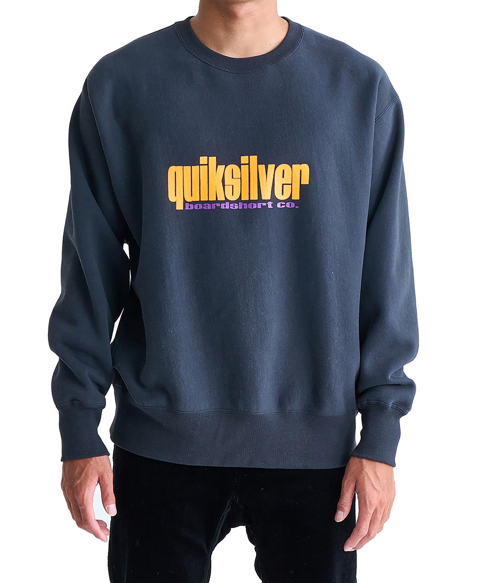 

Loose silhouette rubber print crew neck
