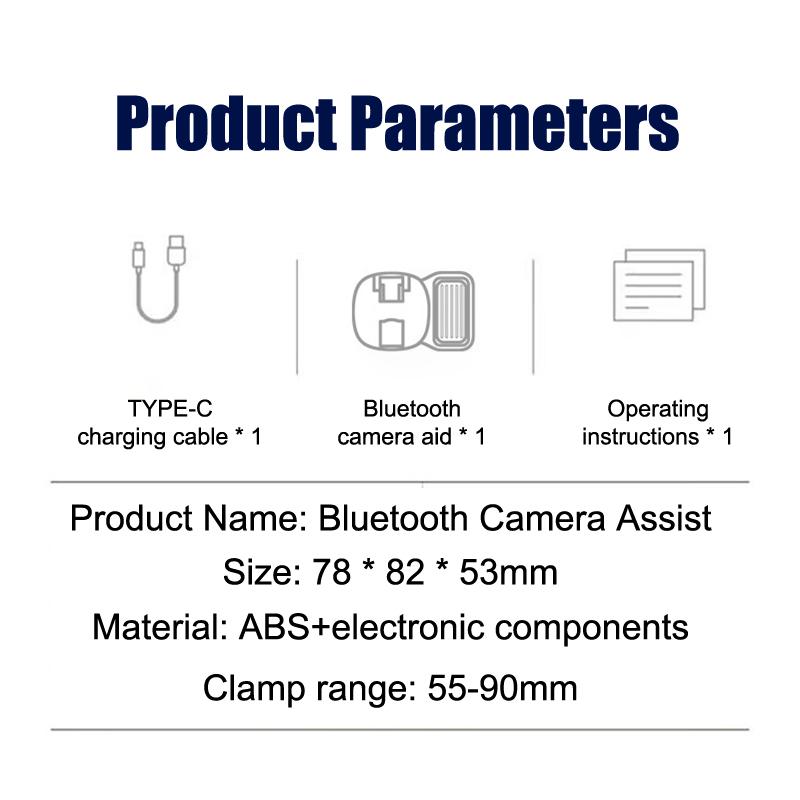 Phone Camera Grip Handle Holder With Light Wireless Smartphone Handle With Shutter Phone Filming Selfie Video Vlog Accessories