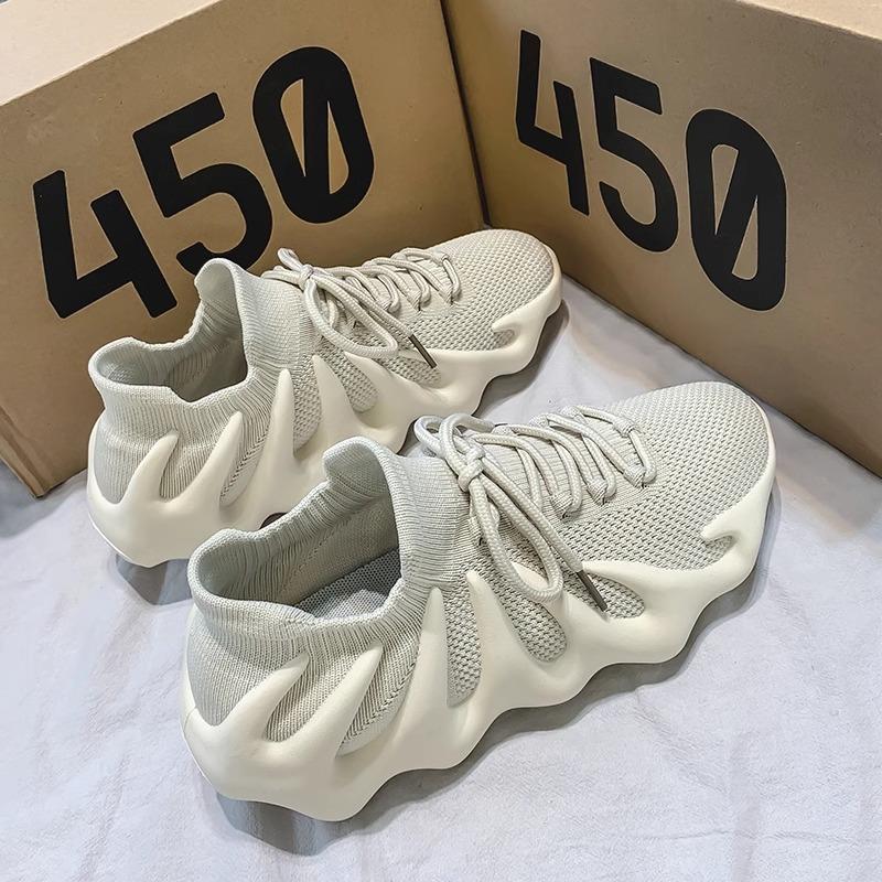 Flying Woven Coconut Shoes Women's Shoes Summer Breathable Mesh Sports Running Octopus Volcano Casual Soft-soled Dad Tide Shoes