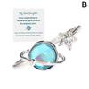 Bague Fidget Planète Rotative Pour Femmes Anti-Anxiété Soulagement du Stress Bague Spinner Index